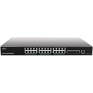 Сетевой коммутатор Grandstream Networks GWN7813 Управляемый L3 Gigabit Ethernet (10/100/1000) Серый