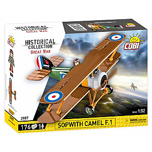 COBI 2987 Историческая коллекция Великая война Sopwith Camel F.1 176 предметов