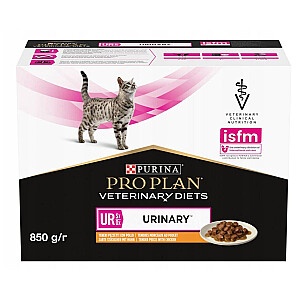 PURINA Pro Plan Veterinary Diets UR St/Ox Urinary Chicken — влажный корм для кошек — 10x85 г