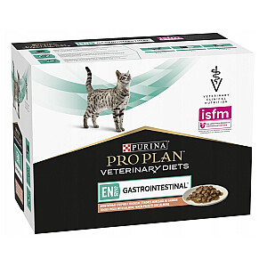 PURINA Pro Plan Veterinary Diets EN St/Ox Gastrointestinal Salmon - влажный корм для кошек - 10x85 г