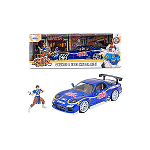 1993 m. Street Fighter Mazda RX7 1/24 mastelio automobilis