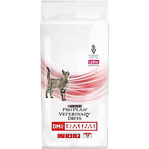 Purina VETERINARY DIETS Feline DM kačių sausas maistas 1,5 kg Suaugę naminiai paukščiai