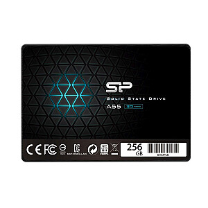 Silicon Power A55 256 GB 2,5 colio SATA3 (460/450) 3D NAND SSD, 7 mm BUK