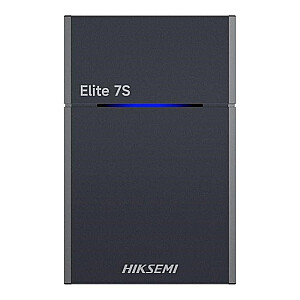 HIKSEMI Elite 7S 1TB USB 3.2 Type-C (2000/2000 MB/s) tamsiai pilkas išorinis SSD