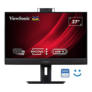 ViewSonic 27" VG2757V-2K HDMI 2xDP 5xUSB RJ45 Динамики 2x5 Вт Камера