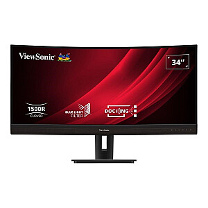 ViewSonic 34&quot; monitorius VG3456C 2xHDMI DP 6xUSB RJ45 garsiakalbiai 2x5W