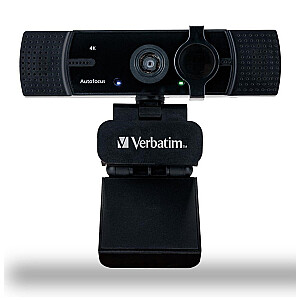 Verbatim Webcam su Dual Mikro AWC-03 Ultra HD 4K Autofokus mažmeninė prekyba