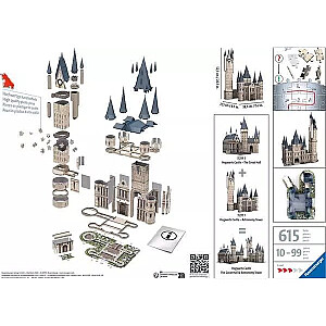 3D-пазл 216el Гарри Поттер Замок Хогвартс, Астрономическая башня 112777