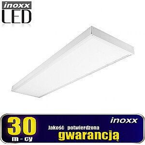 Nvox lubinė lempa LED panelinė lubinė 120x30 48w lempa plona kasetė 4000k neutrali