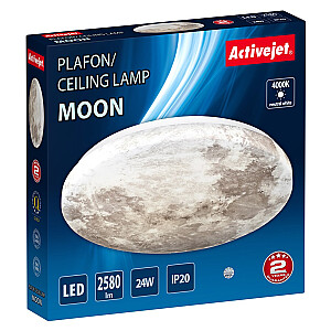 LED lubų šviestuvas Activejet AJE-MOON 24W