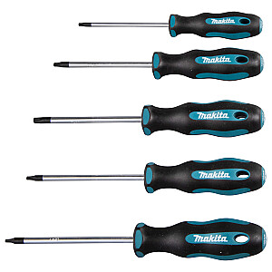 MAKITA SCREWDRIVER SET 5pcs. TORX (T10, T15, T20, T25, T30)