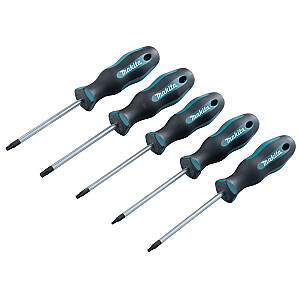 MAKITA SCREWDRIVER SET 5pcs. TORX (T10, T15, T20, T25, T30)