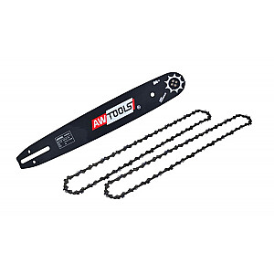 AWTOOLS bėgelis + 2 GRANDINĖS 35cm/52/3/8in/1,3, SKIRTAS CS450/BLACK LINE