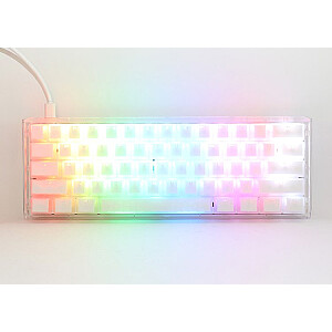 Игровая мини-клавиатура Ducky One 3 Aura White, RGB LED — MX-Speed-Silver (США)