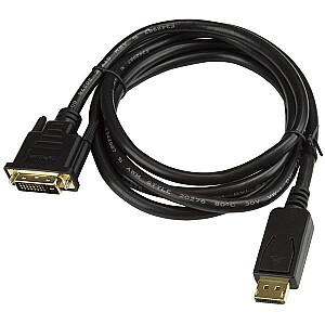 6 pėdų DISPLAYPORT į DVI kabelis.