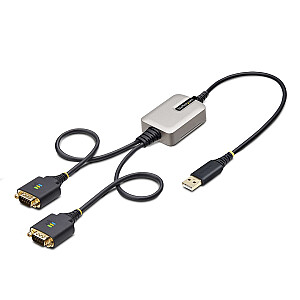 2 PORTŲ SERIALUS USB ADAPTERIS/DUAL DB9 RS232 ADAPTERIS