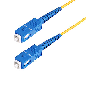 30M SC-SC OS2 FIBER OPTIC CABLE / OS2 / UPC / SIMPLEX / LSZH