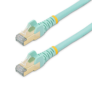 7-метровый кабель Ethernet CAT6A AQUA/AQUA - экранированный медный провод