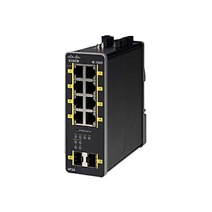 IE-1000 GUI PAGRINDIMAS L2 POE/2 GE SFP SWITCH 8 VARINIAI FE ĮVESTIES PRIEDAI