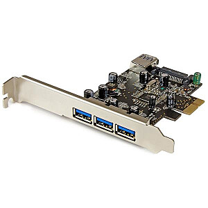 4 prievadai USB 3.0 PCIE/