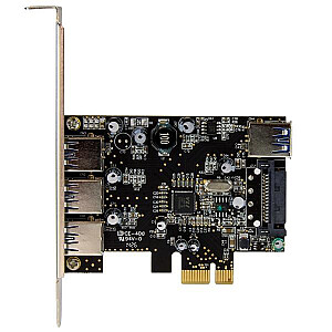 4 prievadai USB 3.0 PCIE/