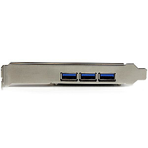 4 prievadai USB 3.0 PCIE/