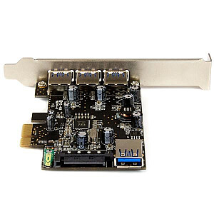 4 prievadai USB 3.0 PCIE/