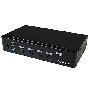 4 PORT DP KVM JUNGIKLIS – 4K/IN