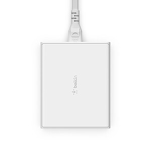 BELKIN 108W 4 PORT USB GAN / STALINIO ĮKROVIMO RANKA IR 2M laidas