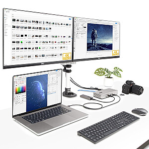 Док-станция THUNDERBOLT 4 2X HDMI/DP/2X HDMI 2X DISPLAYPORT - 98 Вт PD