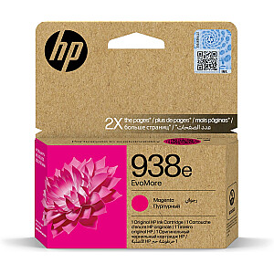 HP 938E EVOMORE MAGENTA / ORIGINALI RAŠALŲ KASETĖ