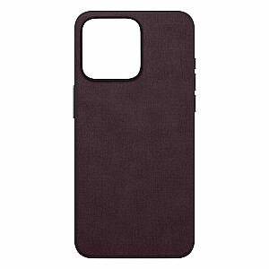 Чехол для Apple iPhone 15 Pro с MagSafe- 3mk HARDY MagFabric Case Mulberry