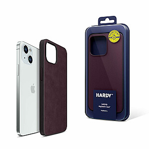 Чехол для Apple iPhone 15 с MagSafe- 3mk HARDY MagFabric Case Mulberry