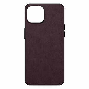 Dėklas skirtas Apple iPhone 15 su MagSafe- 3mk HARDY MagFabric Case Mulberry