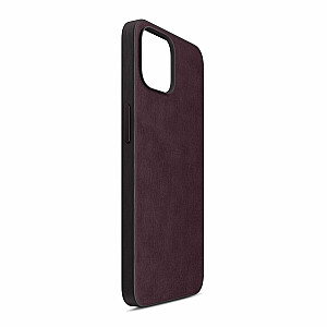 Dėklas skirtas Apple iPhone 15 su MagSafe- 3mk HARDY MagFabric Case Mulberry