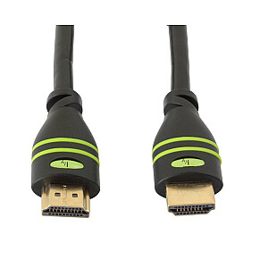 Techniškai didelės spartos HDMI laidas su Ethernet juodu 10 m