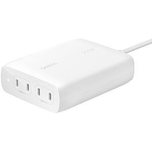 SIENINIS BELKIN Įkroviklis 4X USB-C GAN 200W, BALTAS