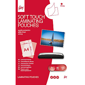 Пленка для ламинирования &quot;Soft-Touch&quot; А4 (216х303мм) 80мк/100л.