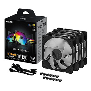 ASUS TUF GAMING TR120 ARGB 3IN1 Черный корпус для компьютера Воздушный кулер 12 см