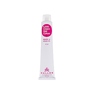 Kreminiai plaukų dažai Keratinas ir argano aliejus KJMN 10.31 Platinum golden Ash blond 100 ml