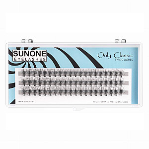 SUNONE Only Classic kuokštinės blakstienos standartinės 11mm 60 vnt