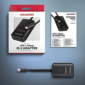 Адаптер ADM2-CM USB-C Gen 2 M.2 NVMe/SATA SSD