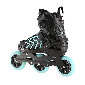 INLINE SKATES NILS EXTREME NA19318 BLACK-TURQUOISE SIZE. L (39-42)