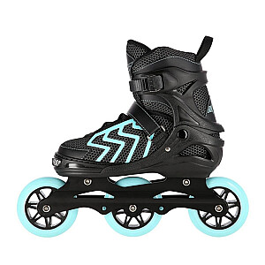 INLINE SKATES NILS EXTREME NA19318 BLACK-TURQUOISE SIZE. L (39-42)