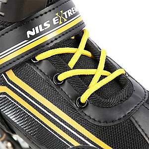 NILS EXTREME NH18190 2IN1 SKATES BLACK/ORANGE SIZE. M (34-38) WITH INTERCHANGEABLE HOCKEY SKATES