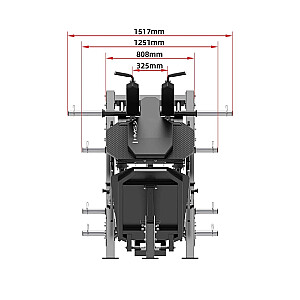 Viršutinis kranas HMS LP3175 Pusiau komercinis (17-51-006) Pilka, juoda