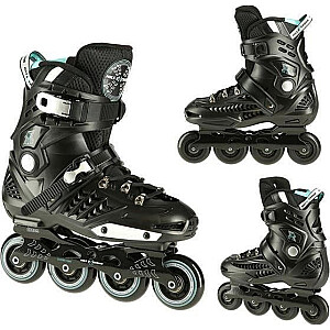 Slalom skates - NILS eXtreme NA20001, black, size 42