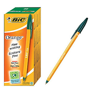 Шариковая ручка BiC Orange Green коробка 20 шт.