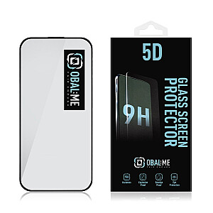 OBAL:ME 5D Glass Screen Protector for Apple iPhone 15 Black