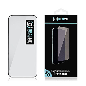 OBAL:ME 5D Glass Screen Protector for Apple iPhone 16 Pro Max Black